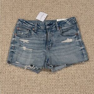American Eagle Outfitters Curvy High-rise Shortie, next level stretch sz: 6/28W